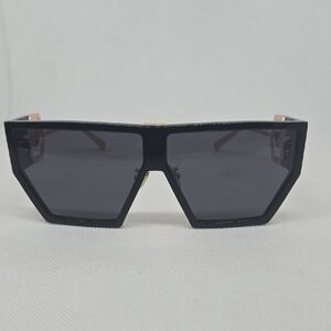PHILIPP PLEIN Black Geometric Sunglasses